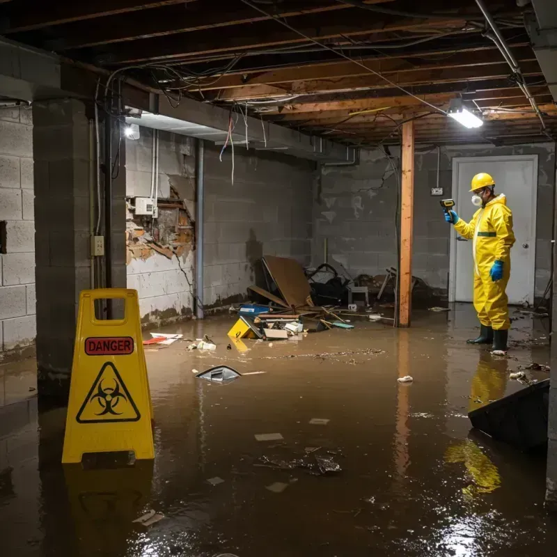 Flooded Basement Electrical Hazard in Rio Rico, AZ Property